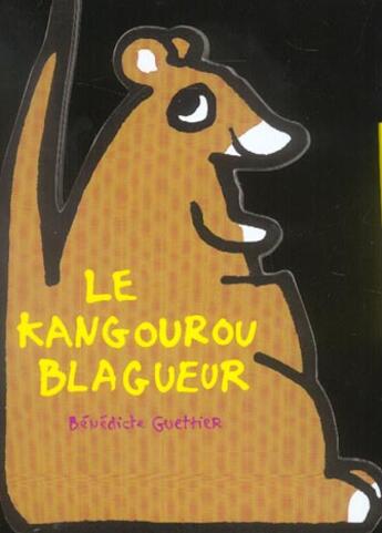 Couverture du livre « Le kangourou blagueur » de Benedicte Guettier aux éditions Petit Pol