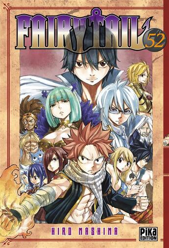 Couverture du livre « Fairy Tail Tome 52 » de Hiro Mashima aux éditions Pika