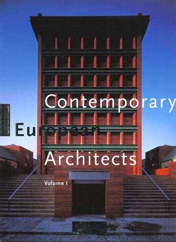 Couverture du livre « Contemporary european architects volume 1 » de  aux éditions Taschen