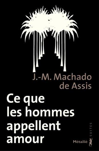 Couverture du livre « Ce que les hommes appellent amour » de Machado De Assis aux éditions Metailie