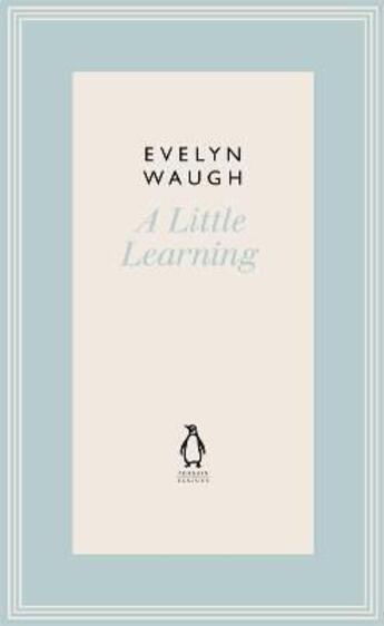 Couverture du livre « Little Learning (23), A » de Evelyn Waugh aux éditions Viking Adult