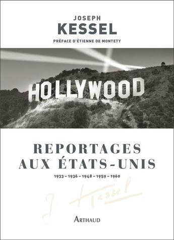 Couverture du livre « Reportages aux États-Unis » de Joseph Kessel aux éditions Arthaud