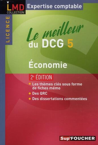 Couverture du livre « Le meilleur du DCG 5 ; économie (2e édition) » de Pierre Frois aux éditions Foucher