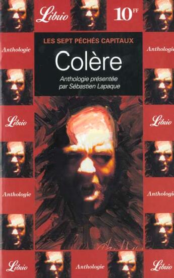 Couverture du livre « Colere » de Sebastien Lapaque aux éditions J'ai Lu