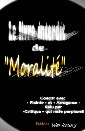 Couverture du livre « Le livre interdit de 