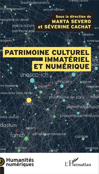 Couverture du livre « Patrimoine culturel immateriel et numérique » de Marta Severo aux éditions L'harmattan