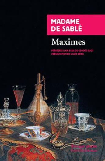 Couverture du livre « Maximes » de Madame De Sable aux éditions Rivages