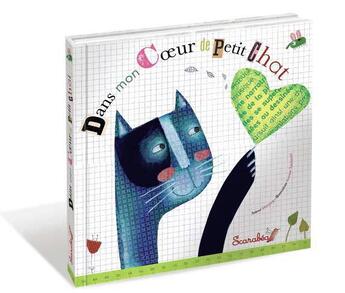 Couverture du livre « Dans mon petit coeur de chat » de Arianna Tamburini aux éditions Scarabea