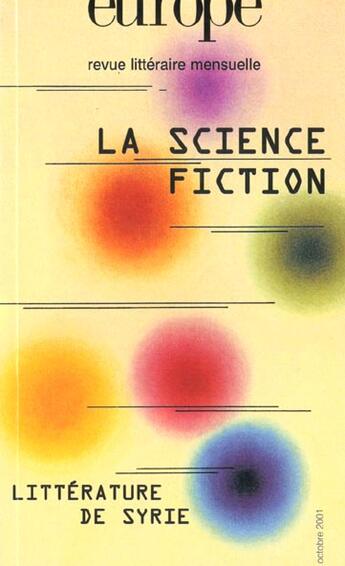 Couverture du livre « Europe La Science Fiction N 870 » de  aux éditions Revue Europe