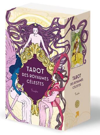 Couverture du livre « Le tarot des royaumes célestes » de Trungles aux éditions Leduc