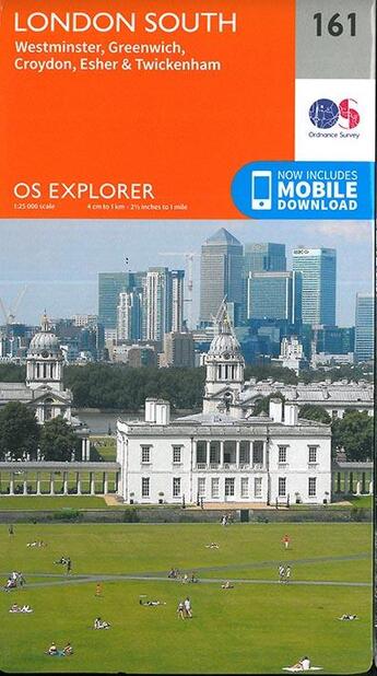 Couverture du livre « London south » de  aux éditions Ordnance Survey