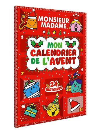 Couverture du livre « Les Monsieur Madame : Mon calendrier de l'Avent : 24 histoires » de Sanrio aux éditions Hachette Jeunesse