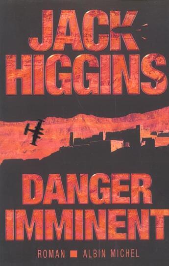 Couverture du livre « Danger imminent » de Jack Higgins aux éditions Albin Michel