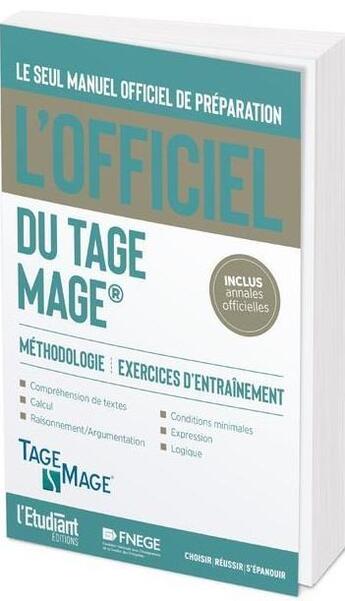 Couverture du livre « L'officiel du tage mage » de Thomas Leble et François Pannetier aux éditions L'etudiant