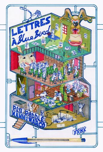 Couverture du livre « Lettres à Blue Bird » de Pig Paddle Mannimarco aux éditions Fremok