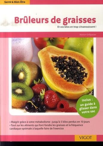 Couverture du livre « Brûleurs de graisse (2e edition) » de Marion Grillparzer aux éditions Vigot