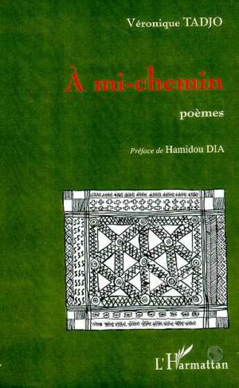 Couverture du livre « A mi-chemin : Poèmes » de Véronique Tadjo aux éditions L'harmattan