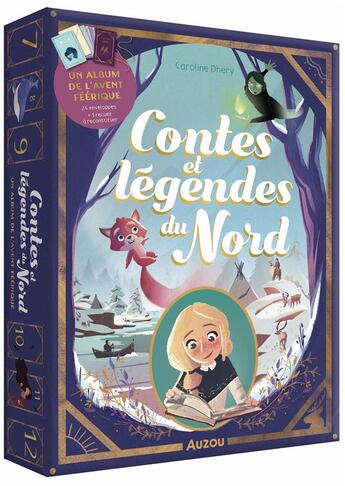 Couverture du livre « Contes et légendes du Nord : un album de l'Avent féérique » de Caroline Dhery aux éditions Auzou