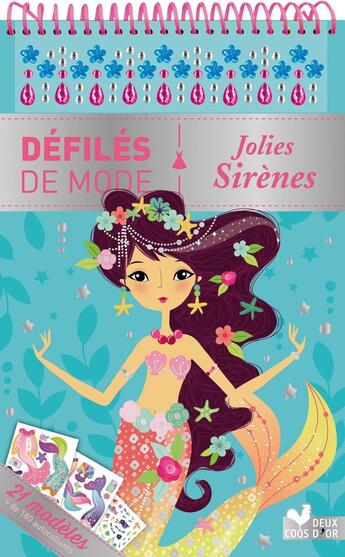 Couverture du livre « Sirènes ; bloc à spirale » de Maude Guesne aux éditions Deux Coqs D'or