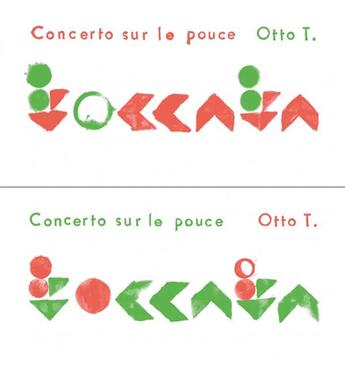 Couverture du livre « Toccata, concerto sur le pouce » de Otto T. aux éditions Editions Flblb