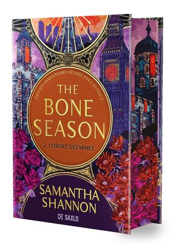 Couverture du livre « The Bone Season Tome 2 : L'ordre des mimes » de Samantha Shannon aux éditions De Saxus