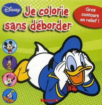 Couverture du livre « Je colorie sans déborder ; Mickey standard » de  aux éditions Hemma