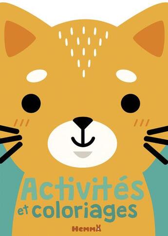 Couverture du livre « Activites Et Coloriages (Chat) » de  aux éditions Hemma