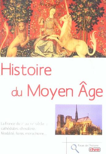 Couverture du livre « Histoire du moyen age » de Pouget aux éditions De Vecchi