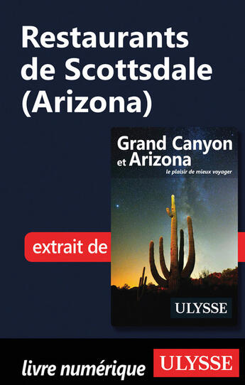 Couverture du livre « Restaurants de Scottsdale (Arizona) » de  aux éditions Ulysse