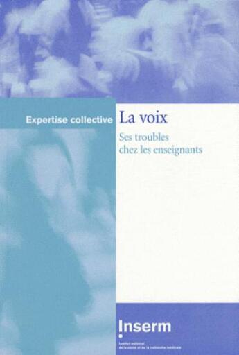 Couverture du livre « La voix ; ses troubles chez les enseignants » de  aux éditions Edp Sciences