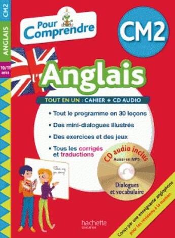 Couverture du livre « Pour comprendre l'anglais cm2 » de Joanna Le May aux éditions Hachette Education