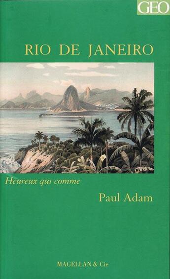 Couverture du livre « Rio de Janeiro » de Paul Adam aux éditions Magellan & Cie