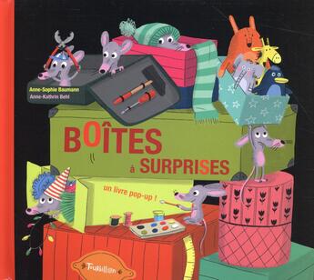 Couverture du livre « Boîtes à surprises » de Anne-Sophie Baumann aux éditions Tourbillon