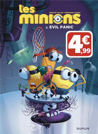 Couverture du livre « Les Minions : evil panic » de Renaud Collin et Stephane Lapuss' aux éditions Dupuis