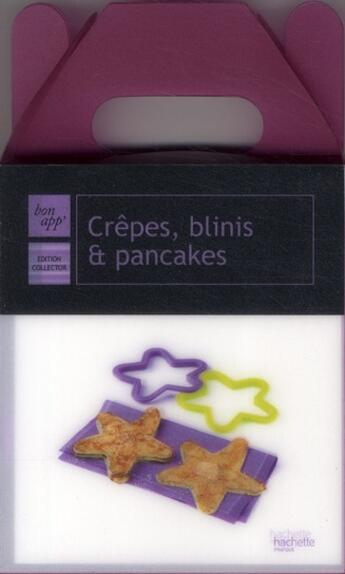 Couverture du livre « Crêpes et pancakes ; coffret » de  aux éditions Hachette Pratique