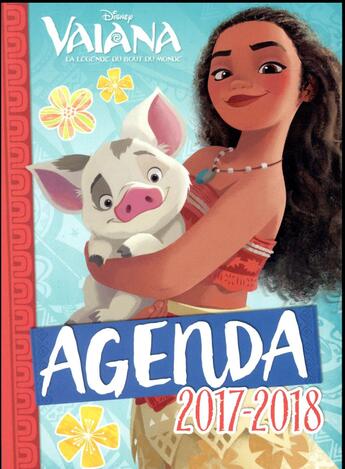 Couverture du livre « Vaiana, Agenda » de  aux éditions Disney Hachette