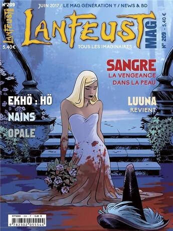 Couverture du livre « LANFEUST MAG N.209 ; Sangre, la vengeance dans la peau » de Lanfeust Mag aux éditions Soleil