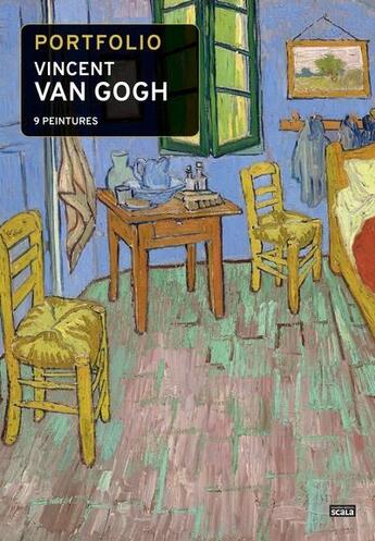 Couverture du livre « Portfolio Vincent Van Gogh, 9 peintures » de  aux éditions Scala