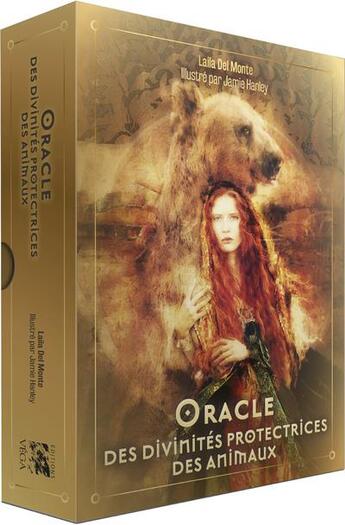 Couverture du livre « Oracle des divinités protectrices des animaux » de Laila Del Monte et Jamie Hanley aux éditions Vega