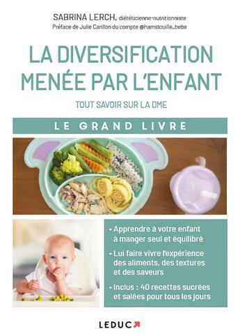 Couverture du livre « La diversification menée par l'enfant ; le grand livre » de Sabrina Lerch aux éditions Leduc