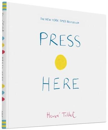 Couverture du livre « Press here » de Herve Tullet aux éditions Chronicle Books