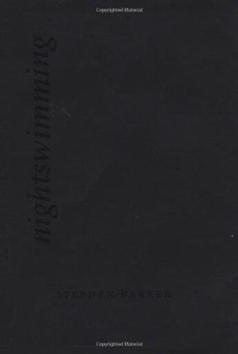 Couverture du livre « Stephen barker nightswimming » de Stephen Barker aux éditions Twin Palms