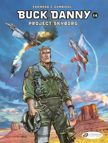 Couverture du livre « Buck Danny Vol. 14 - Project Skyborg » de Gil Formosa et Frederic Zumbiehl aux éditions Cinebook