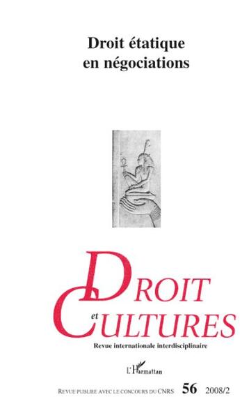 Couverture du livre « Droit étatique en négociations » de  aux éditions L'harmattan