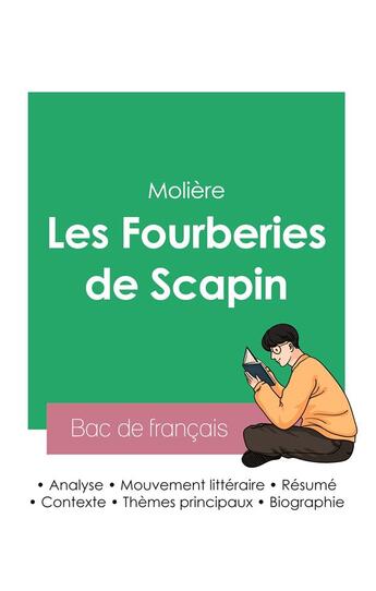 Couverture du livre « Réussir son Bac de français 2023 : Analyse des Fourberies de Scapin de Molière » de Moliere aux éditions Bac De Francais