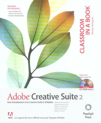 Couverture du livre « Adobe creative suite 2 » de  aux éditions Pearson