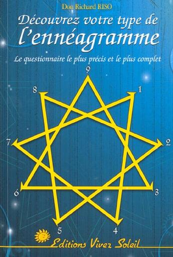 Couverture du livre « Decouvrez votre type d'enneagramme ? - le questionnaire le plus precis, le plus complet » de Riso Don Richard aux éditions Vivez Soleil