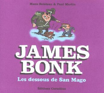 Couverture du livre « James bonk 2 » de Boisteau/Martin aux éditions Cornelius