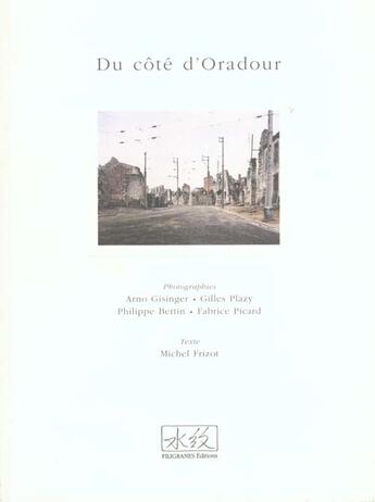 Couverture du livre « Du cote d'oradour » de  aux éditions Filigranes