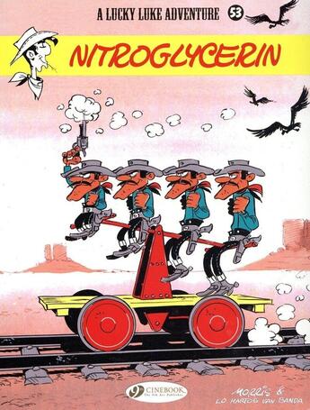 Couverture du livre « Lucky Luke T.53 ; nitroglycerin » de Lo Hartog Van Banda et Morris aux éditions Cinebook